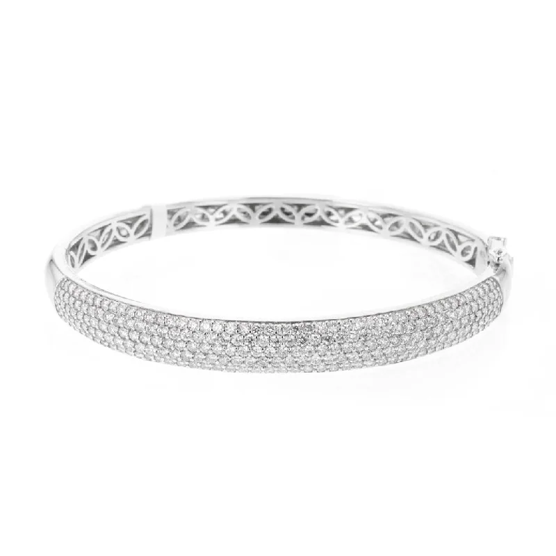 Sun Bracelets -2.85 ctw Diamond Bangle Bracelet