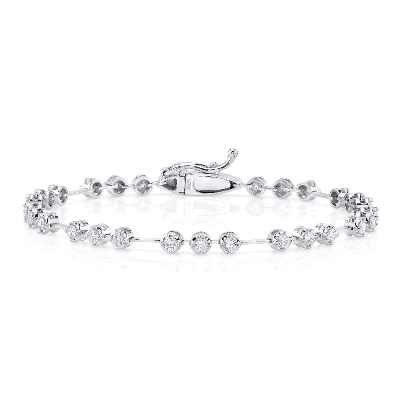 Retro Bracelets -Diamond-by-Three Bracelet