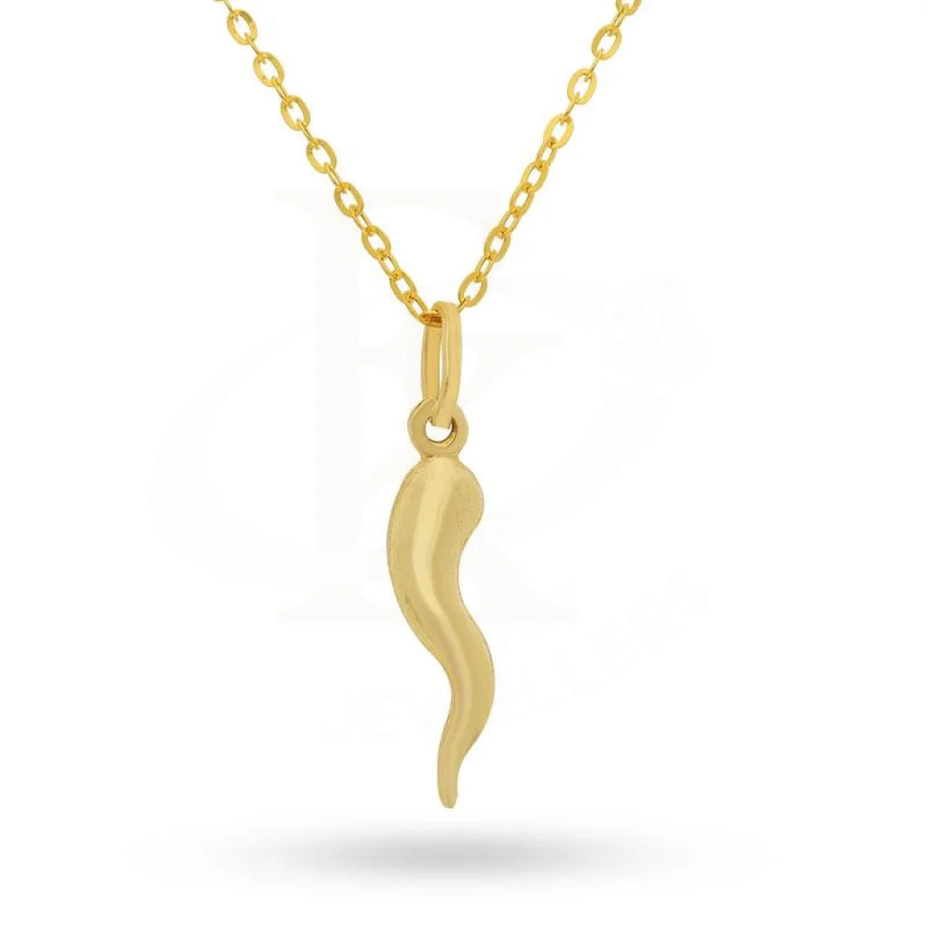 Oval Necklaces -Gold Necklace (Chain with Pendant) 18KT - FKJNKL1498