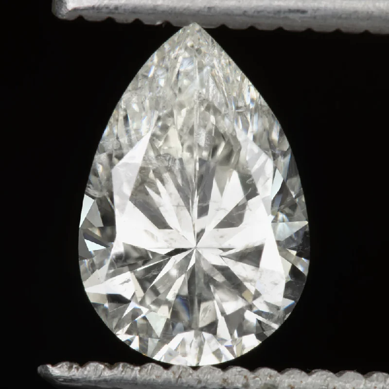 Ladies Engagement Rings with Vivianite-1.5 CARAT PEAR SHAPE DIAMOND H-I SI LOOSE NATURAL TEARDROP ENGAGEMENT PENDANT