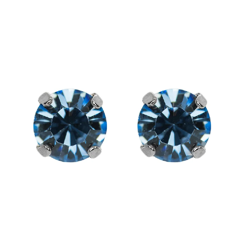 Ladies Earrings for Anniversary-MARIANA POST EARRINGS LIGHT SA