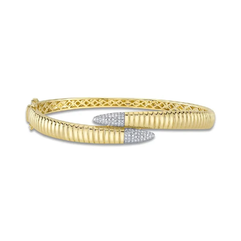 Sun Bracelets -0.24 ctw Diamond Bangle Bracelet