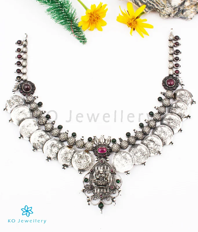 Dragon Necklaces -The Adviti Silver Kasu Necklace