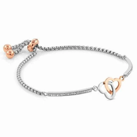 Peace Bracelets -Nomination Milleluci Interlocking Hearts Bracelet