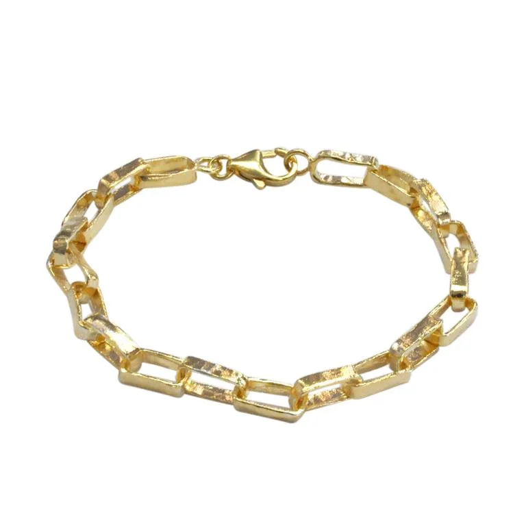 Heirloom Bracelets -Saphirim Chain Bracelet - 18ct Gold Vermeil