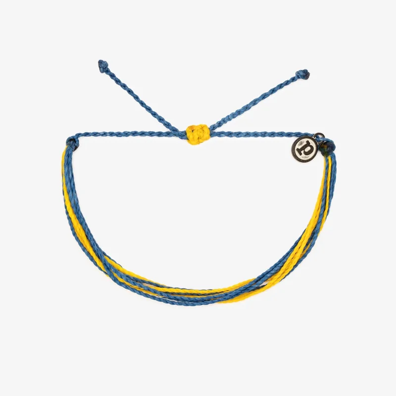 Bold Bracelets -Light Blue & Yellow Bracelet