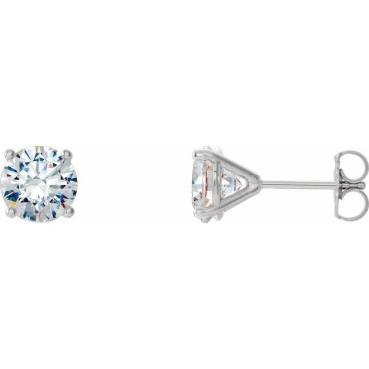 Ladies Earrings with Grandidierite-Platinum 2 CTW Natural Diamond Cocktail-Style Earrings