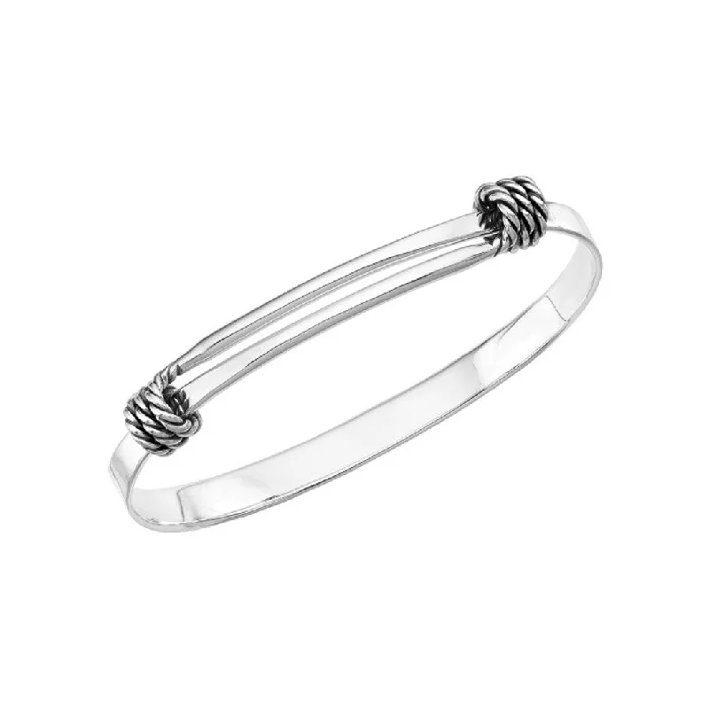 Stainless Steel Bracelets -Sterling Silver Bangle Bracelet