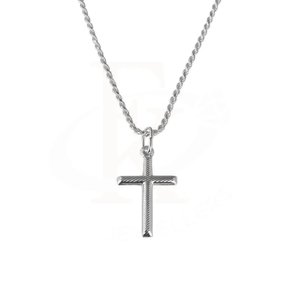 Celtic Necklaces -Sterling Silver 925 Necklace (Chain with Cross Pendant) - FKJNKL1693