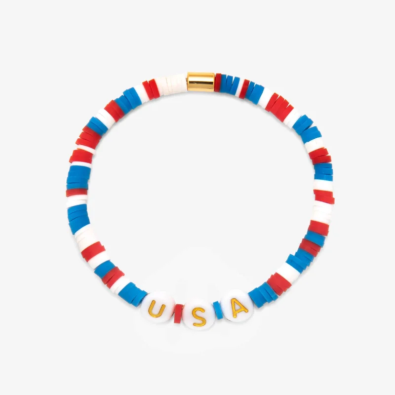 Unicorn Bracelets -USA Disc Stretch Bracelet