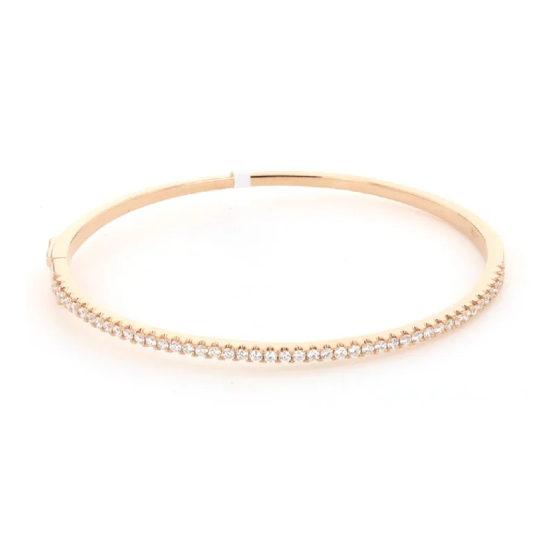 Fall Bracelets -0.85 ctw Diamond Bangle Bracelet