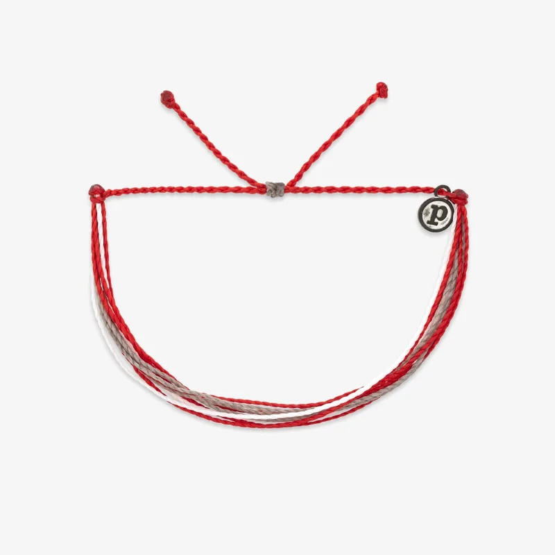 Animal Bracelets -Red, White & Grey Bracelet