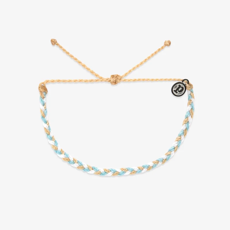 Gold Bracelets -Calm Shores Mini Braided Bracelet