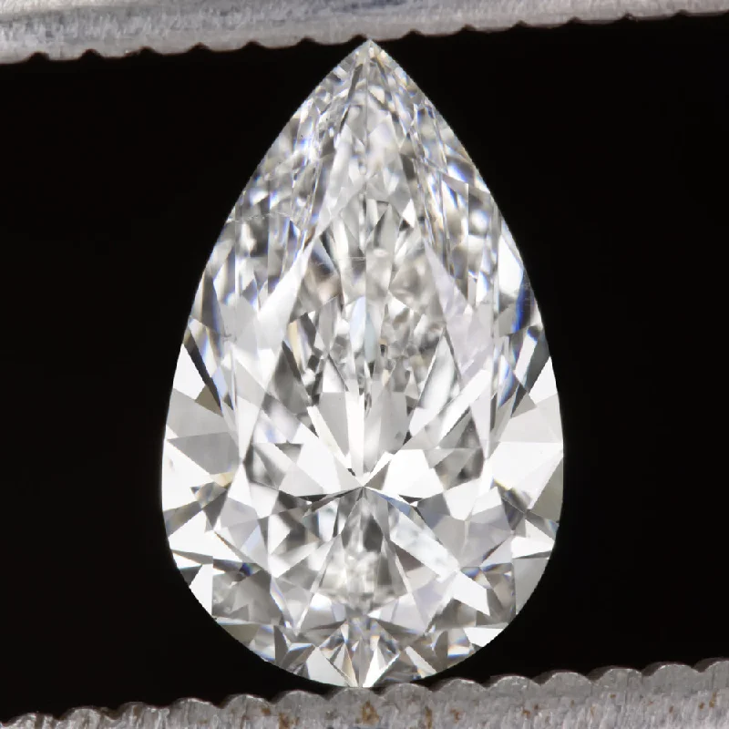 Ladies Engagement Rings Cross Design-1.30ct PEAR SHAPE DIAMOND GIA CERTIFIED H SI1 LOOSE NATURAL TEARDROP ENGAGEMENT