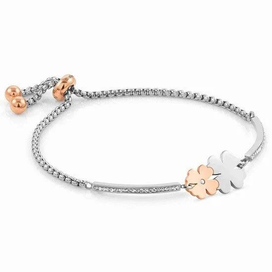 Affordable Bracelets -Nomination Milleluci Double Clover Bracelet