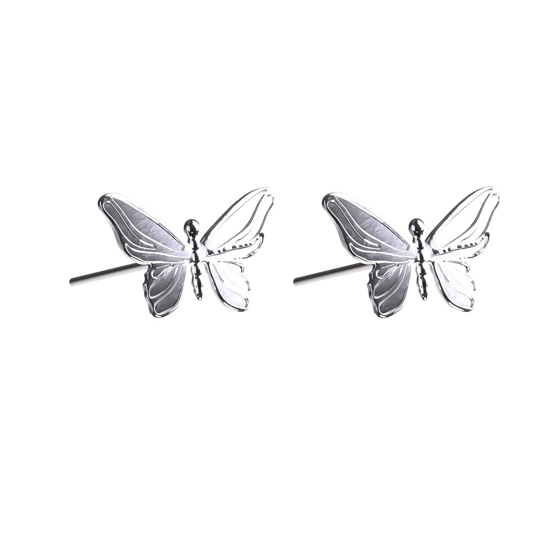 Ladies Earrings Small Stud-BUTTERFLY EARRING (STUD)