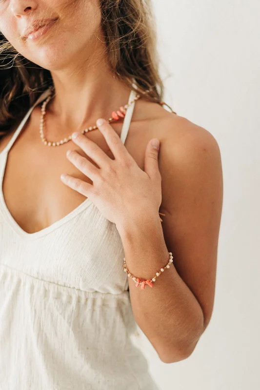 Polished Bracelets -Single Coral Bracelet