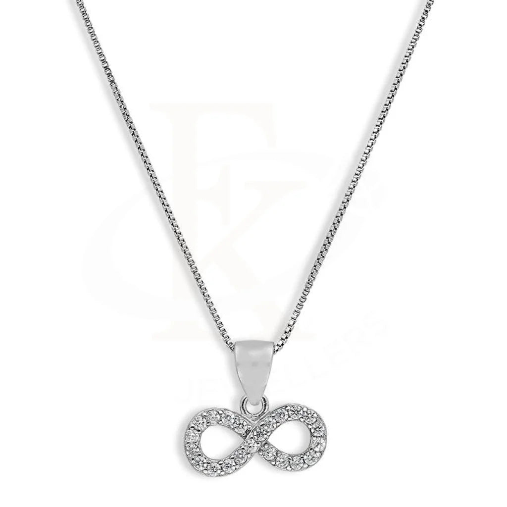 Phoenix Necklaces -Sterling Silver 925 Necklace (Chain with Infinity Pendant) - FKJNKLSL2633