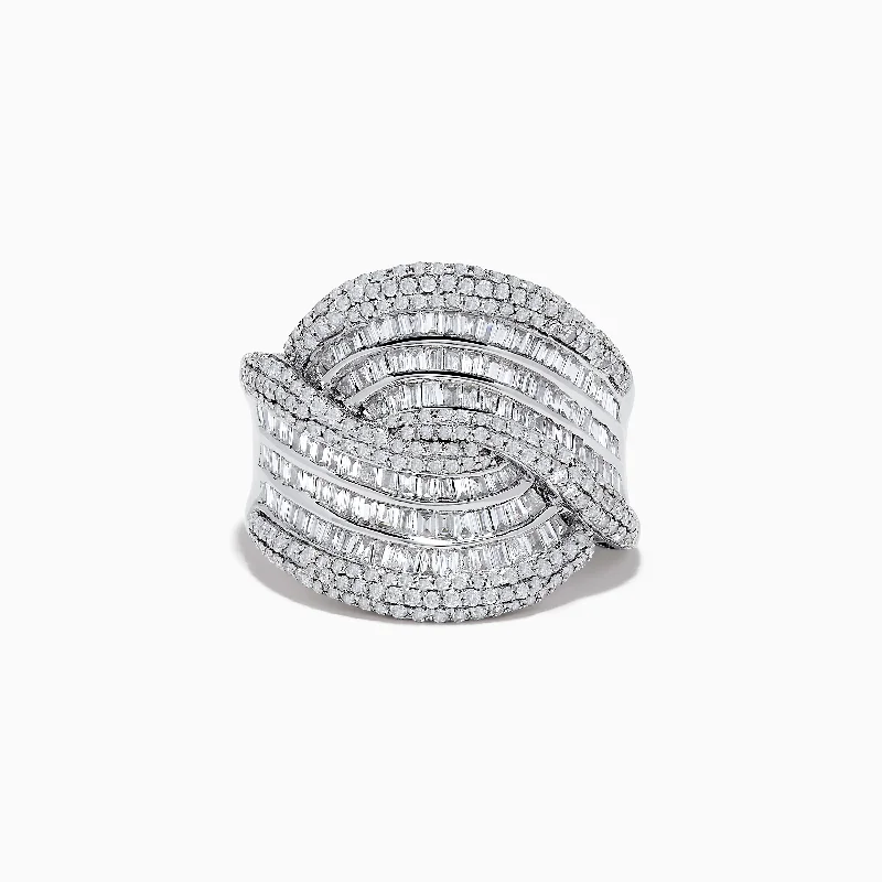 Ladies Rings with Petalite-14K White Gold Diamond Ring