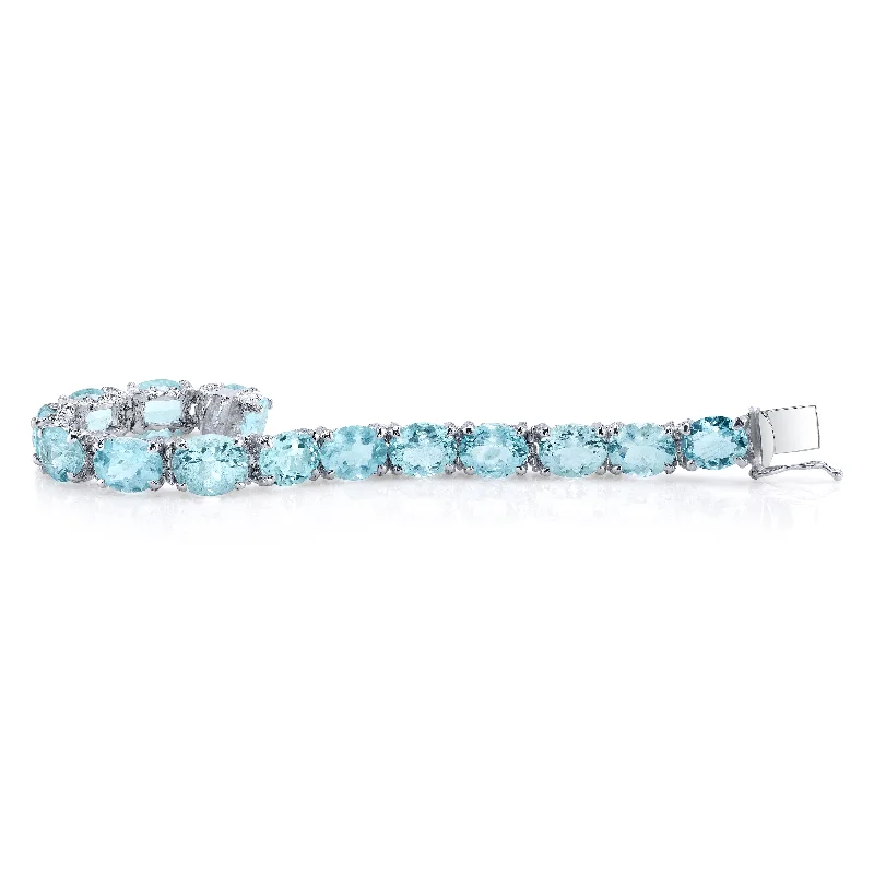 Acrylic Bracelets -The Stem and Thorne Topaz Tennis Bracelet