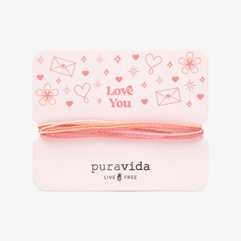 Radiance Bracelets -Love You Bracelet Card