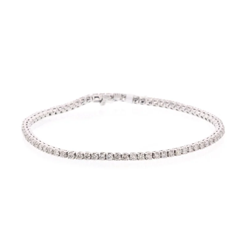 Rhinestone Bracelets -2.16 ctw Diamond Tennis Bracelet