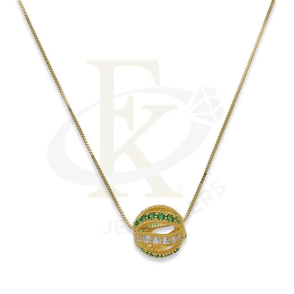 Celestial Necklaces -Gold Sphere Necklace 18KT - FKJNKL18K2287