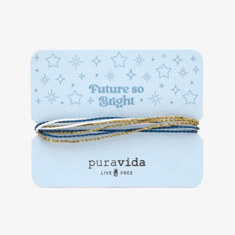 Triangle Bracelets -Future So Bright Bracelet Card