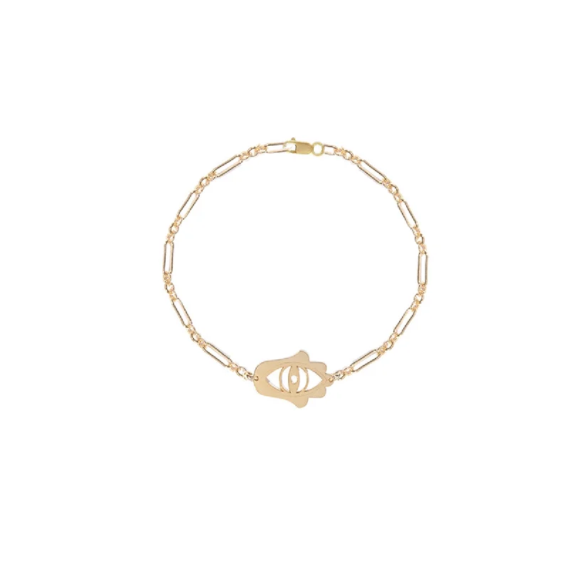 Statement Charm Bracelets -Steph Hamsa | Evil Eye Bracelet | Anklet