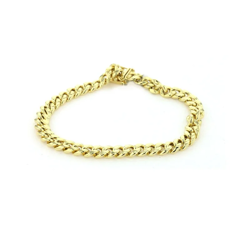 Rose Gold Bracelets -6.6MM Miami Cuban Link Bracelet