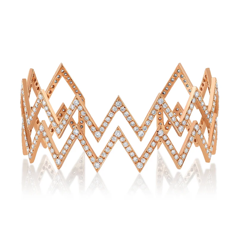 Smooth Bracelets -Ikat Diamond Bracelet