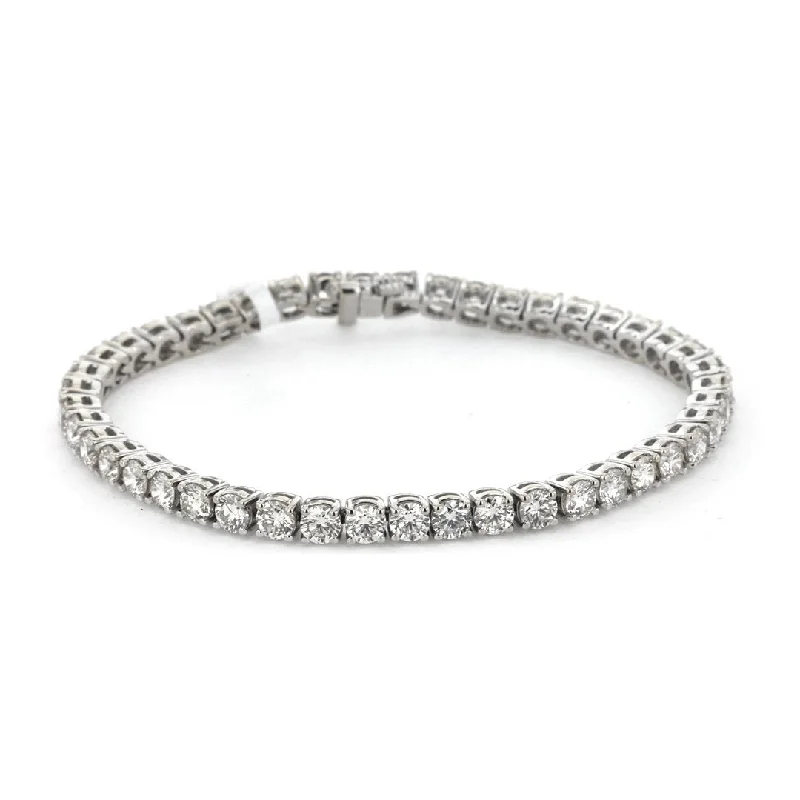 Painted Bracelets -9.02 ctw Diamond Tennis Bracelet