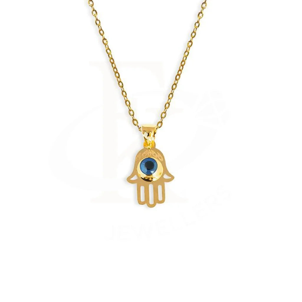 Urban Necklaces -Gold Necklace (Chain with Hamsa Hand Pendant) 18KT - FKJNKL1677