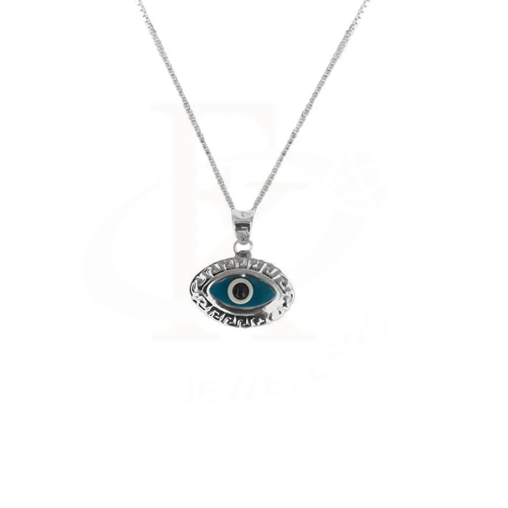 Radiance Necklaces -Sterling Silver 925 Necklace (Chain with Eye Pendant) - FKJNKL1694