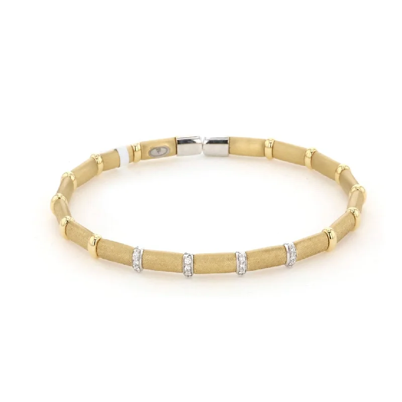 Adjustable Bracelets -0.12 ctw Diamond Bangle Bracelet