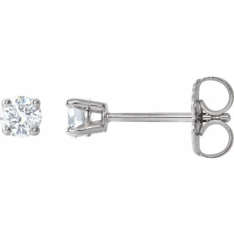 Ladies Earrings for Innovators-Platinum 1/5 CTW Natural Diamond Stud Earrings