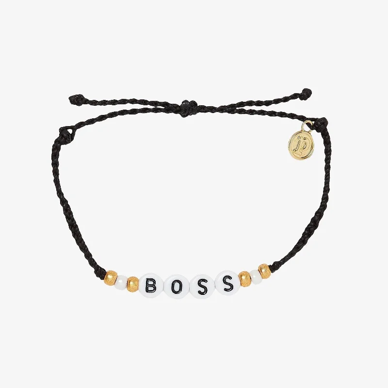 Symmetrical Bracelets -Boss Alphabet Bead Bracelet