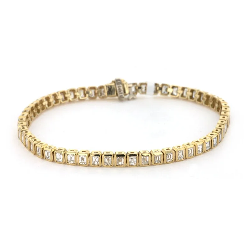 Meditation Bracelets -4.82 ctw Diamond Tennis Bracelet