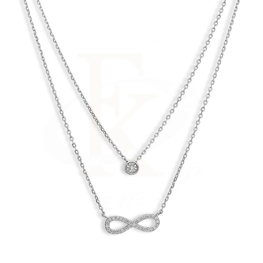 Celtic Necklaces -Sterling Silver 925 Infinity Necklace - FKJNKLSL2701