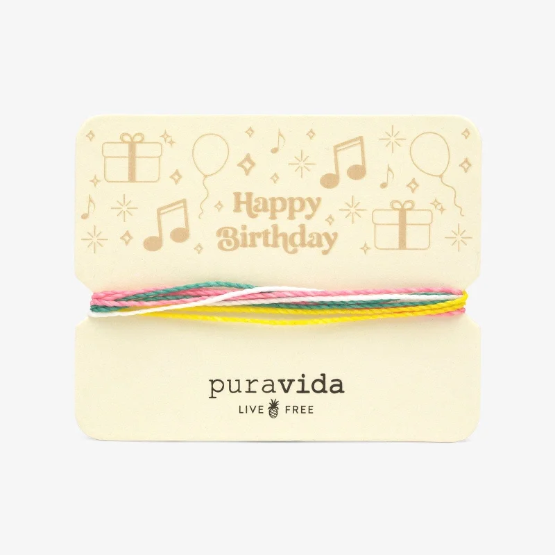 Elegant Bracelets -Happy Birthday Bracelet Card