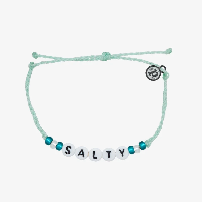 Smooth Bracelets -Salty Alphabet Bead Bracelet