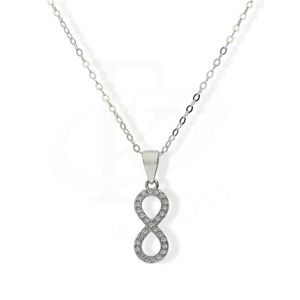 Antique Necklaces -Sterling Silver 925 Necklace (Chain With Infinity Pendant) - FKJNKLSL3060