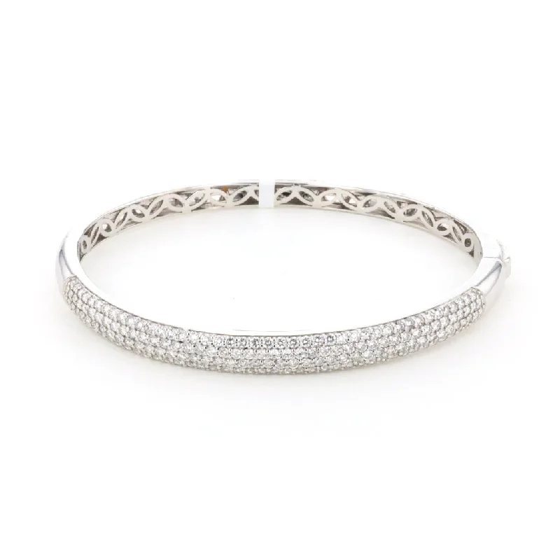 Strength Bracelets -2.26 ctw Diamond Bangle Bracelet