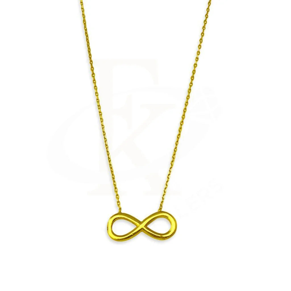 Triangle Necklaces -Gold Necklace (Chain with Infinity Pendant) 18KT - FKJNKL1491