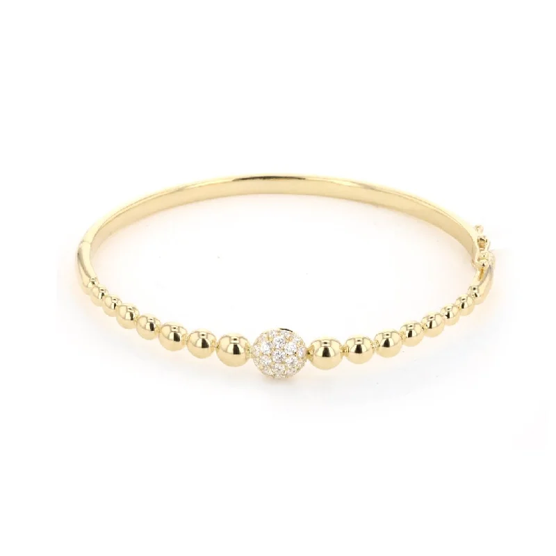 Positive Bracelets -0.49 ctw Diamond Bangle Bracelet