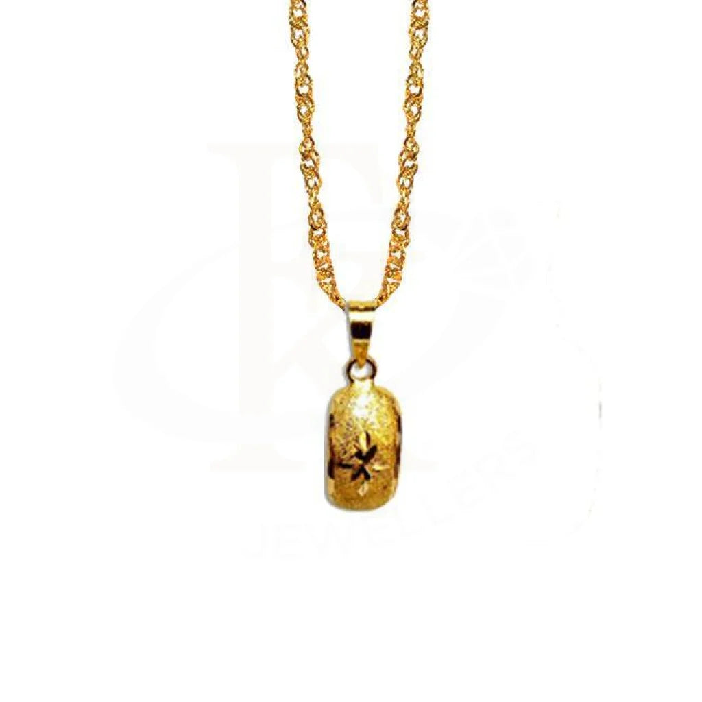 Mother’s Day Necklaces -Gold Necklace (Chain with Pendant) 18KT - FKJNKL1202