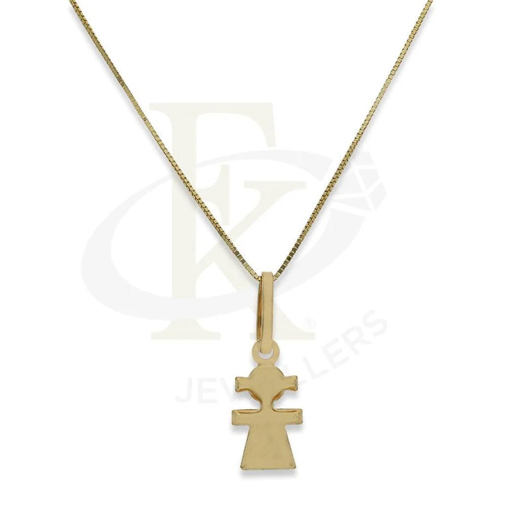 Courage Necklaces -Gold Necklace (Chain with Pendant) 18KT - FKJNKL18K2289