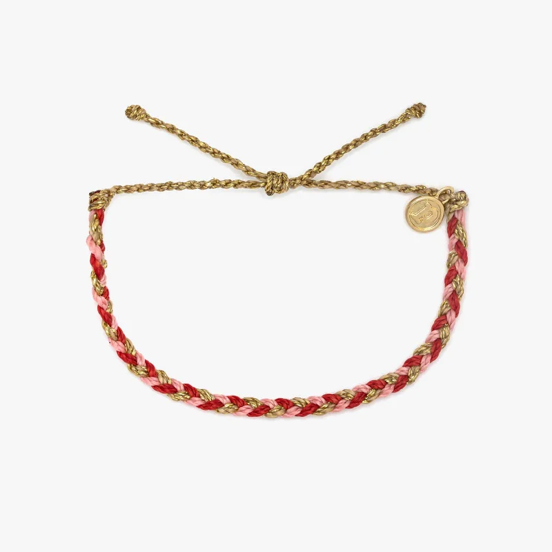 Mountain Bracelets -Red Cross XOXO Mixed Mini Braided Bracelet