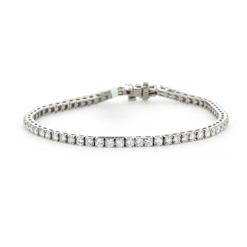 Magnetic Bracelets -4.05 ctw Diamond Tennis Bracelet