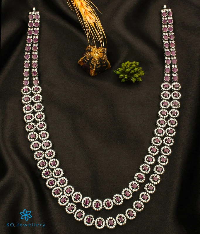 Casual Necklaces -The Akshata Silver Necklace